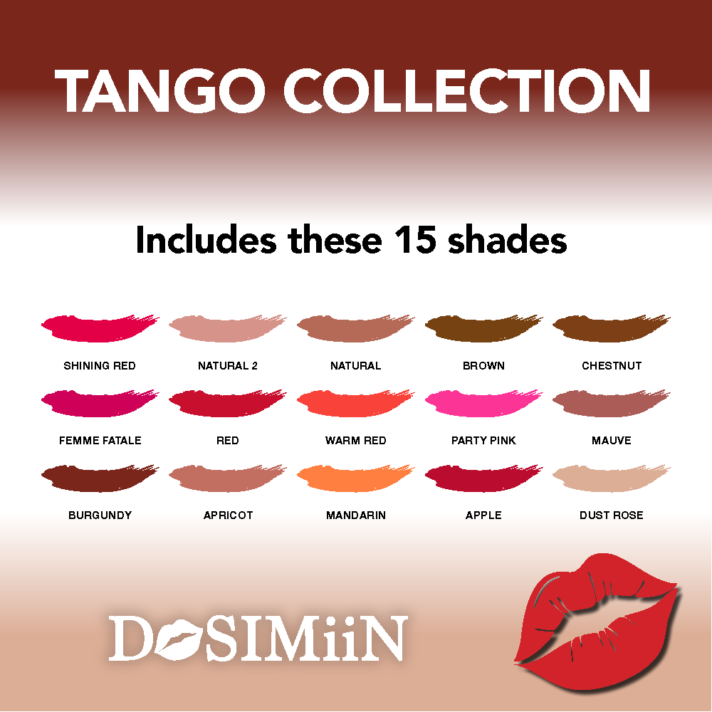 DoSIMiin Lipliner pencils offer several benefits in the realm of makeup application. Tango Collection 15pc